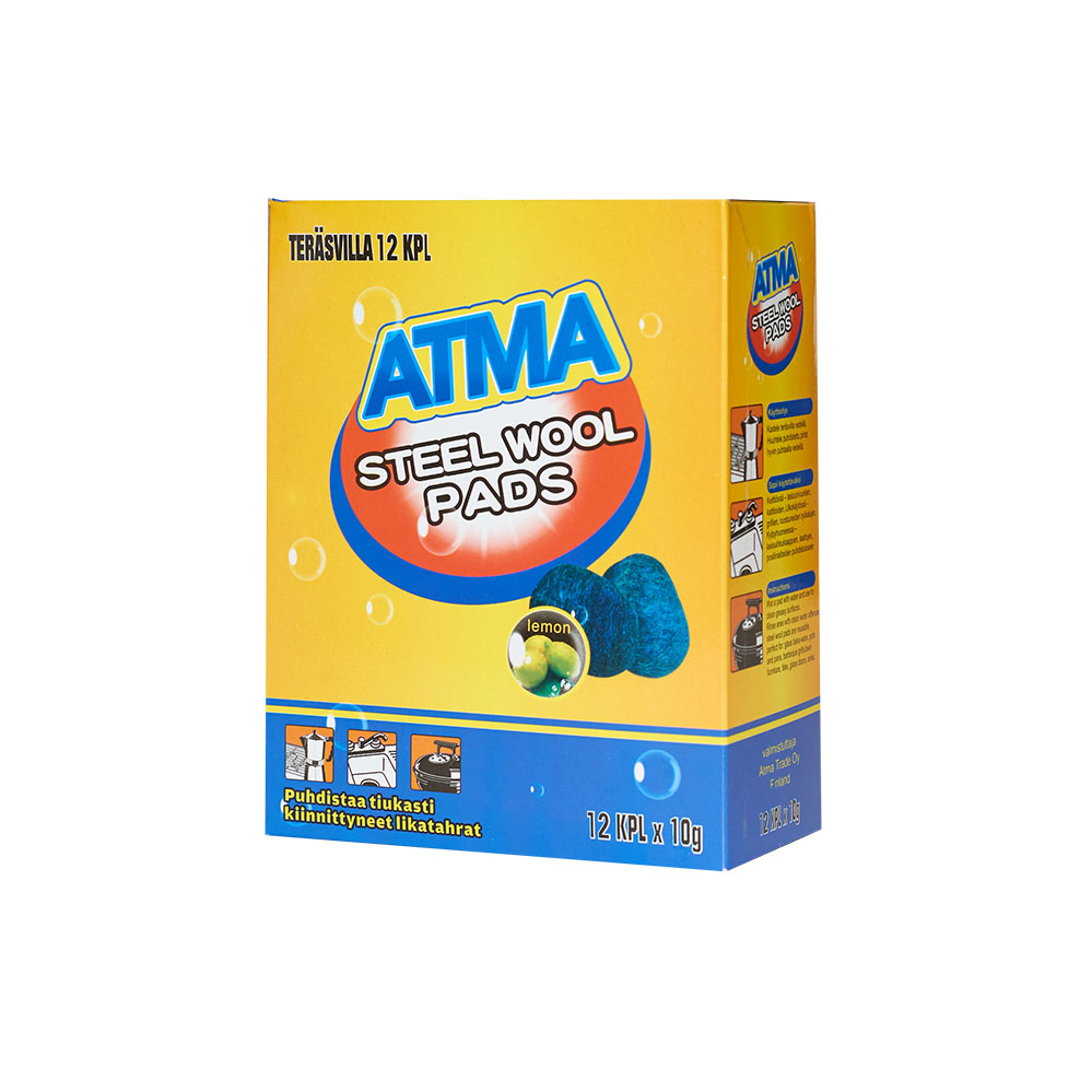 ATMA Steel wool sponge 12 pcs